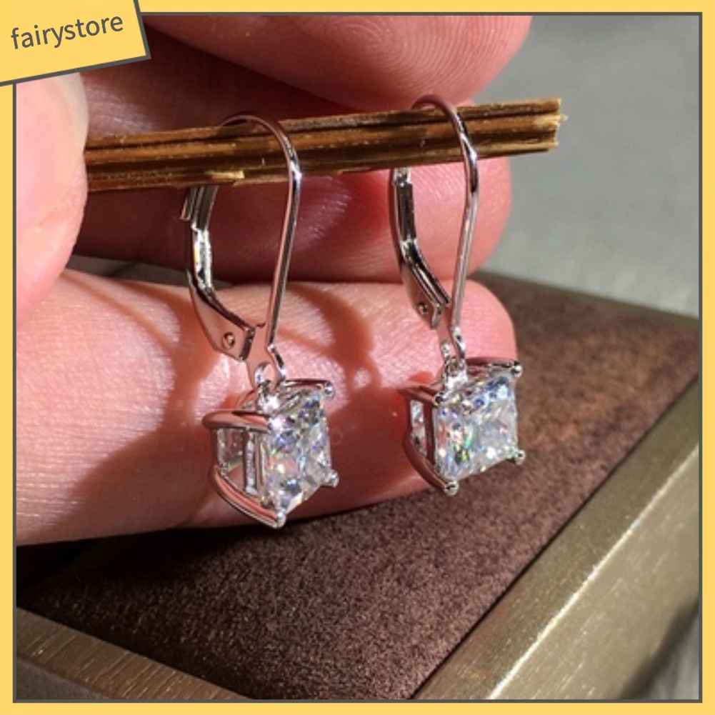 Khuyên Tai Đính Đá Nhân Tạo Thời Trang Dành Cho Nữ