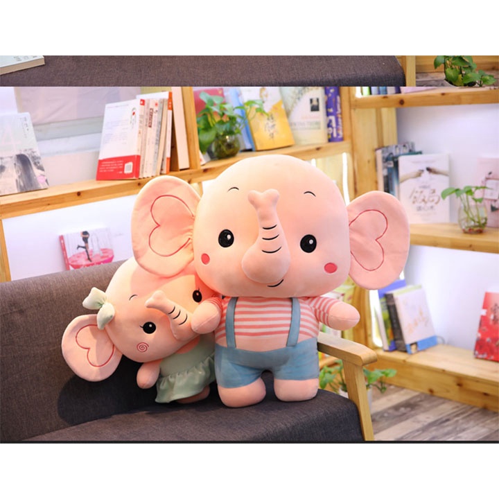 Gấu Bông Voi Bông Đứng Nhồi Bông Cao Cấp Co Dãn 4 Chiều 25cm Hàng Loại 1