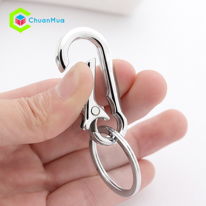 Móc Khóa Cài Thắt Lưng Cho Nam Treo Chìa Khóa Xe Bằng Đồng ( Móc Đai Lưng Móc Đỉa Quần Carabiner )