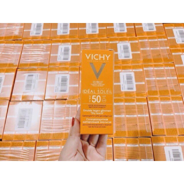 [❤️ HÀNG AUTH ❤️ ] Kem Chống Nắng Không Gây Nhờn Rít Không Màu SPF50 Vichy Capital Soleil (50ml)