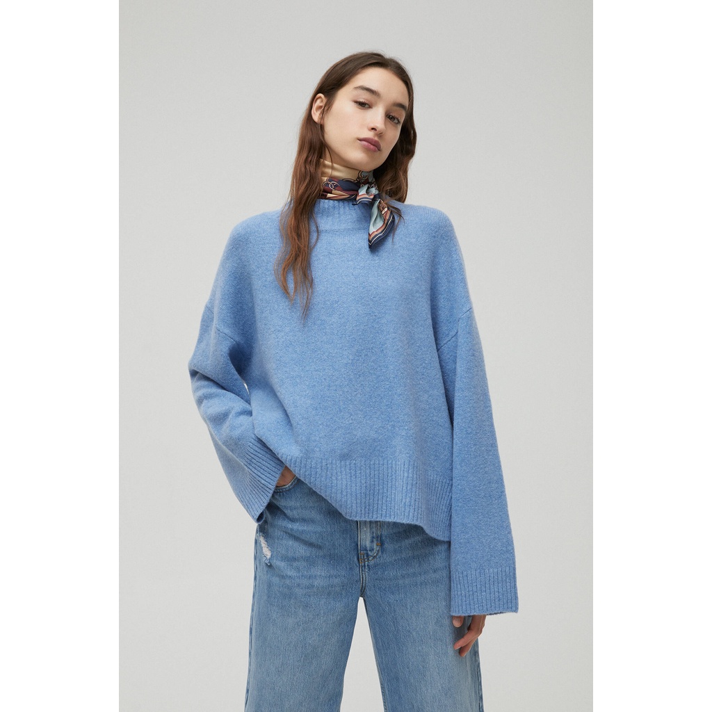 PnB Mock neck sweater with vents