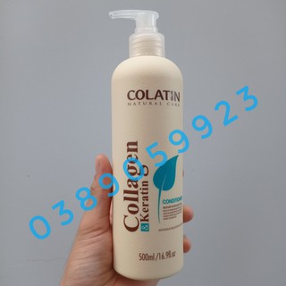 [Chính Hãng]💖💖Dầu xả dưỡng tơ tằm siêu mềm mượt Colatin Natural Care Conditioner 500ml
