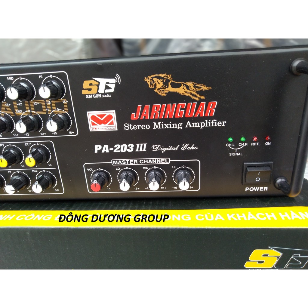 AMPLI JARINGGUAR 203III - 12 SÒ - KÉO TỐT BASS 20 25