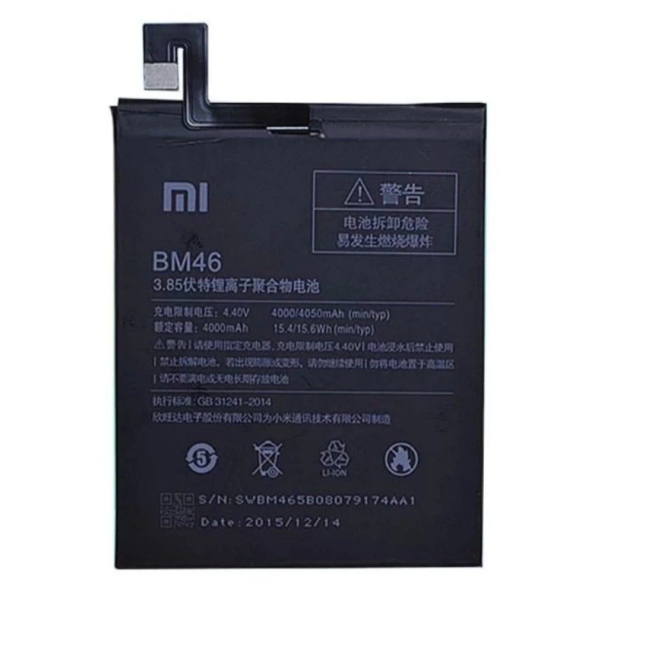 Pin Xiaomi Redmi Note 3 BM46 - Nhập khẩu