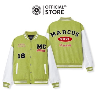 Áo khoác bomber bóng chày nhung tăm ACADEMY MAICUS basic nam nữ unisex form rộng oversize Local Brand