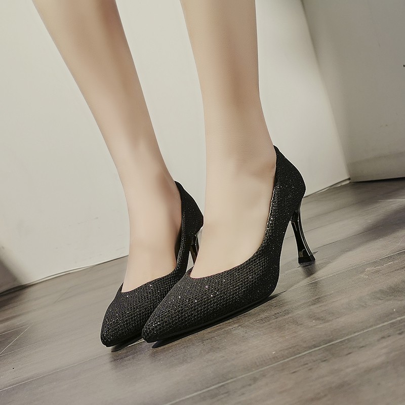 Giày cao gót nữ trên 7p  cao gót