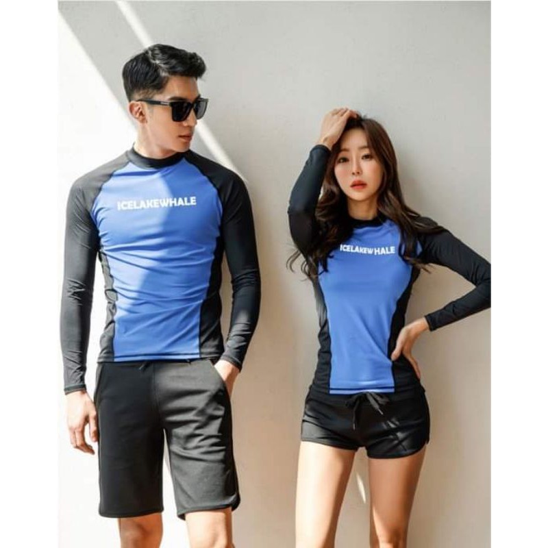 BikiniStoreVn : Đồ Bơi Couple Tay Dài Nam Nữ ANi6