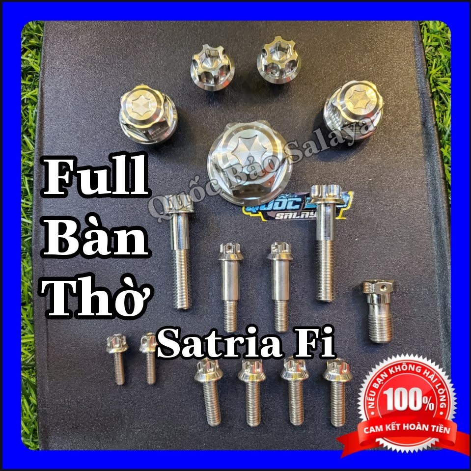 Salaya TBT Combo full bàn thờ satria ốc inox 304 bảo hành trọn đời lắp ráp như zin