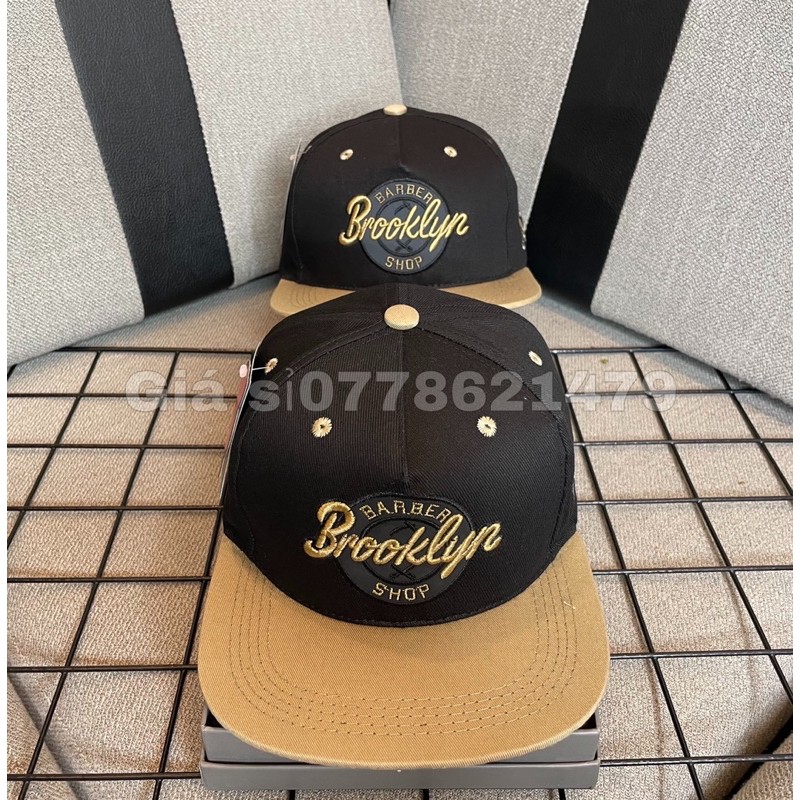 nón snapback vá kết thêu broo thời trang nam