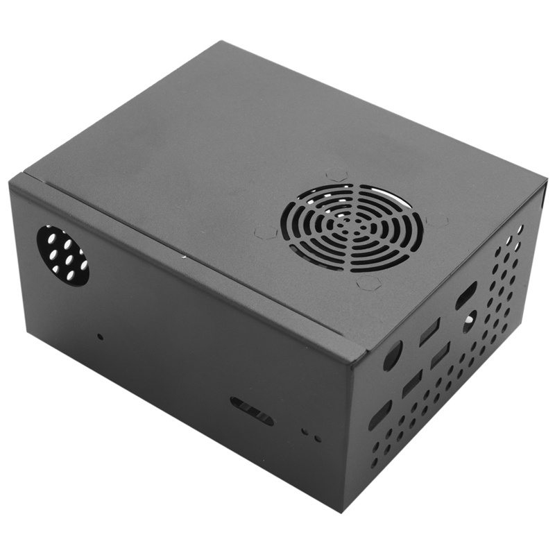 Bộ vỏ kim loại X825-C8 (X825 V2.0) + công tắc làm mát + quạt tản nhiệt cho Raspberry Pi X825 V2.0 2.5 Inch SATA SSD/HD | BigBuy360 - bigbuy360.vn