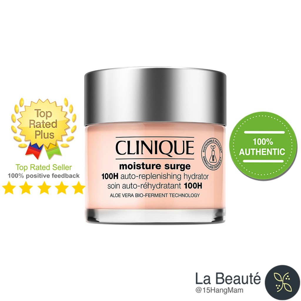 Clinique Moisture Surge 100 Hour Auto-Replenishing Hydrator - Gel Dưỡng Chuyên Sâu Tái Tạo Độ Ẩm Cho Da Suốt 100h 125ml