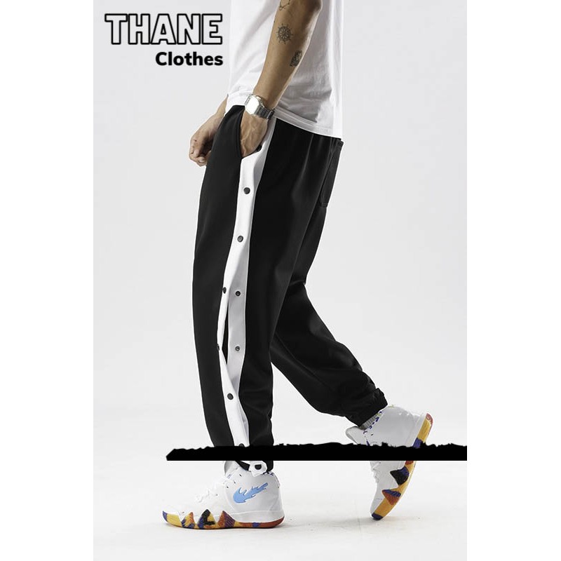 Quần Dài Buttons Pants Cúc Bấm, Quần Dài Dáng Suông Cúc Bấm Unisex - THANE Clothes (QJN6) | BigBuy360 - bigbuy360.vn