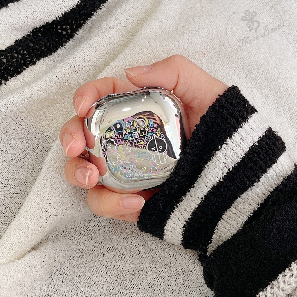 Vỏ Bảo Vệ Hộp Sạc Tai nghe không dây Samsung Buds 2 Hình Bangtan Boys 21