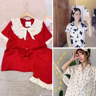 đồ ngủ bộ ngủ lụa nữ pijama sexy mùa hè mặc nhà BN02