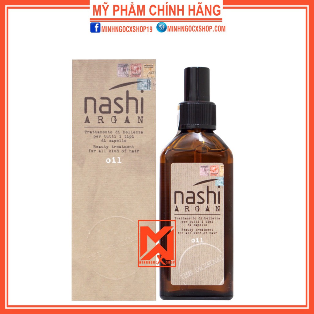 ✅[RẺ VÔ ĐỊCH] TINH DẦU DƯỠNG TÓC NASHI ARGAN OIL 30-100ML CHÍNH HÃNG