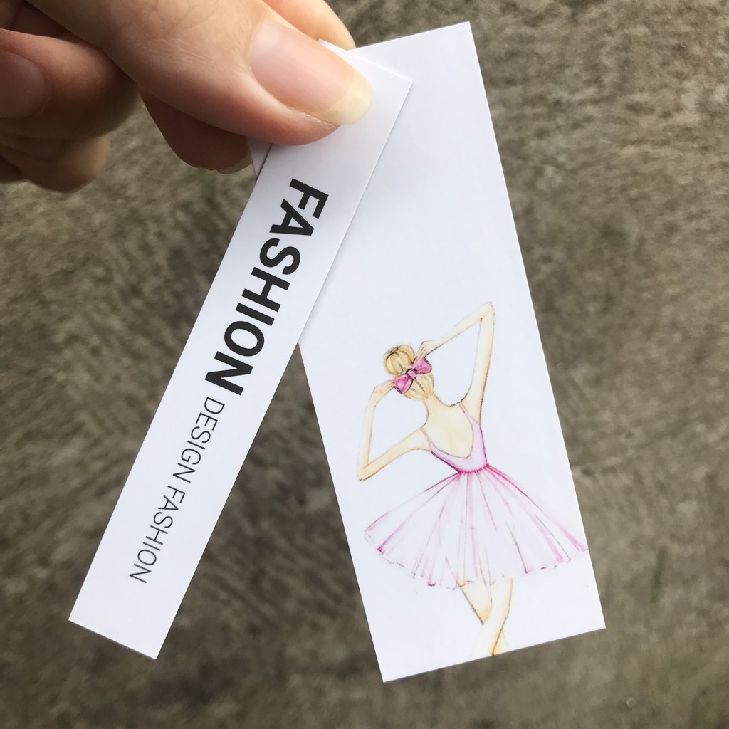 NHÃN MÁC TAG QUẦN ÁO giúp nâng cao thương hiệu quần áo - Giấy bìa cứng sang trọng 100 cái mẫu 34