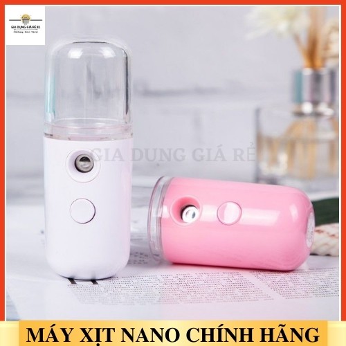 [BẢN CHÍNH HÃNG] Máy Phun Sương Tạo Ẩm Nano Mini Cầm Tay- Máy Xịt Giữ Ẩm Da Làm Mát Da