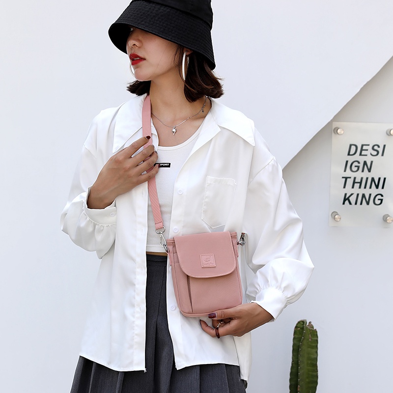 Túi Xách Nữ Đẹp Túi Đeo Vai Đựng Điện Thoại mini Chất Liệu nylon Chống Thấm Nước Phong Cách Hàn Quốc Dành Cho Nữ -70