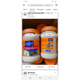 Sốt Mayonnaise American Garden
