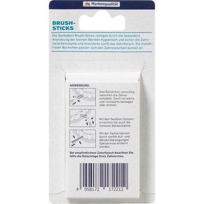 Tăm xỉa răng nha khoa 2 đầu Dontodent Đức 150c