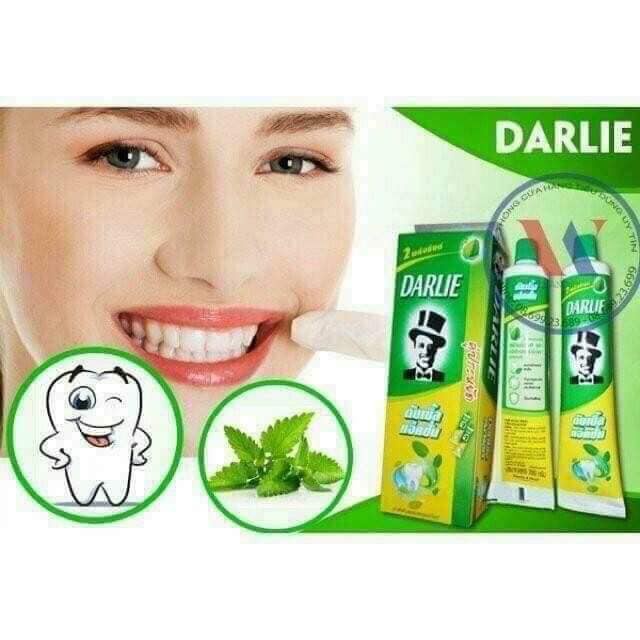 Bộ 2 Tuýp Kem Đánh Răng Bạc Hà Ông Tây Darlie 2x170g