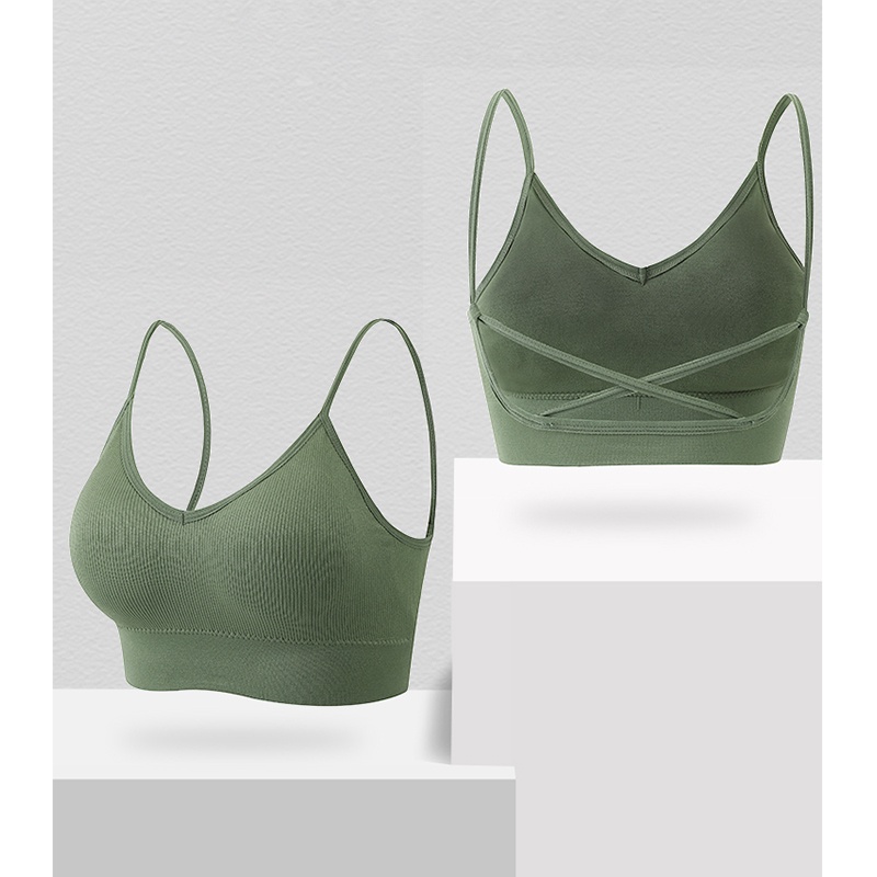 Áo ngực thể thao ZXYOUPING cotton thoáng khí thoải mái thời trang dành cho nữ