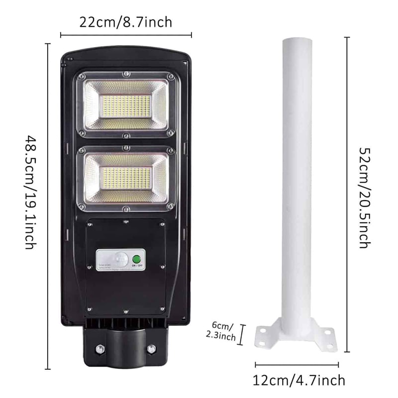 Đèn Led Năng Lượng Mặt Trời - Đèn Cảm Biến Thông Minh Độ Bền Cao
