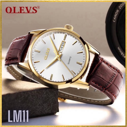 Đồng Hồ Nam, Đồng Hồ Nam Olevs Cao Cấp Dây Da Đẹp Chính Hãng