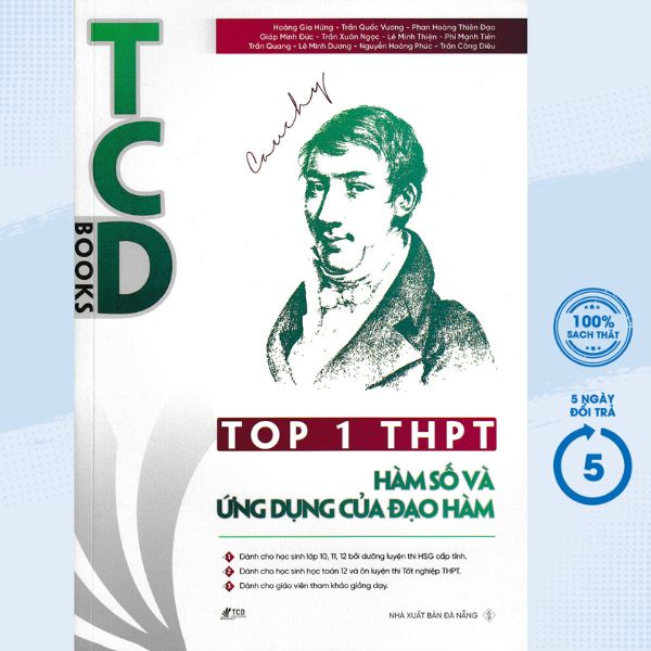 Sách - Top 1 THPT Hàm Số Và Ứng Dụng Của Đạo Hàm - TCD