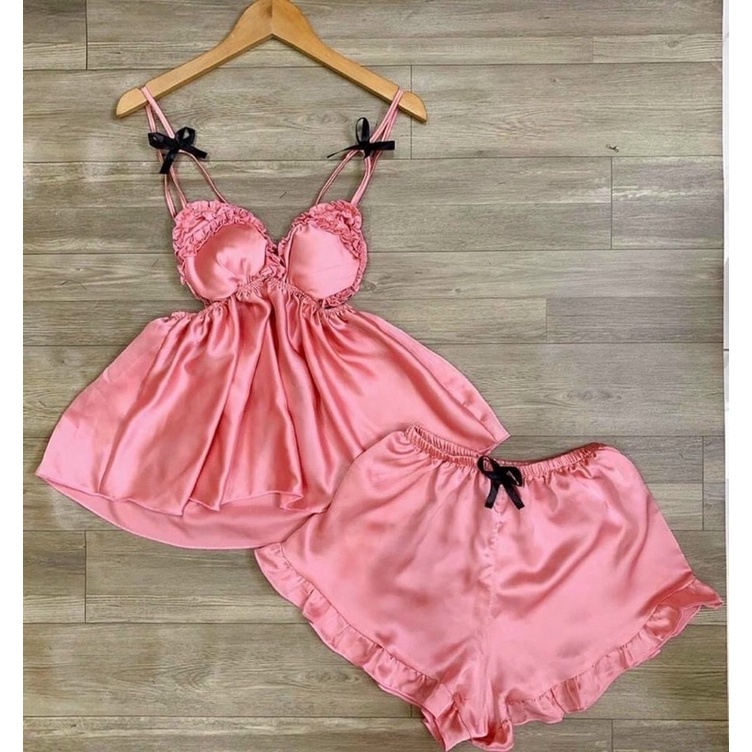 Set áo hai dây cột quần short chất latin mặc siêu mát siêu sexy