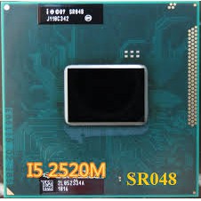 Bộ vi xử lý Intel Core i5-2520M SR048 2.5GHz 3MB Dual-core Mobile CPU Processor Socket G2 988-pin main chạy hm 65 hm67 | WebRaoVat - webraovat.net.vn