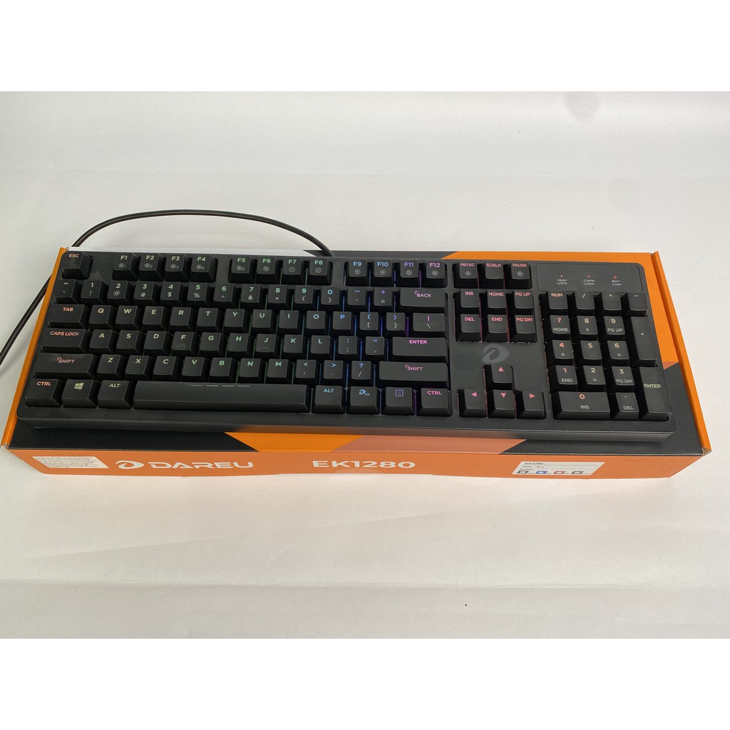 Bàn phím cơ gaming Dareu EK1280 RGB Blue switch có Led,bàn phím Gaming chính hãng Dareu bảo hành 24 tháng