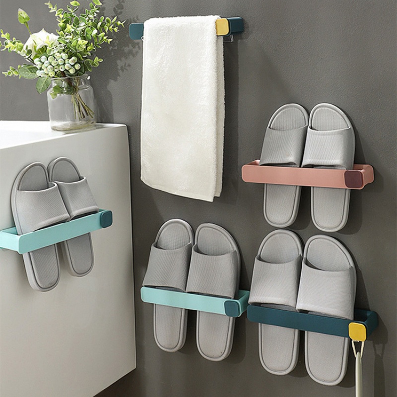 Móc treo giày dép gắn tường không cần khoan tiết kiệm không gian