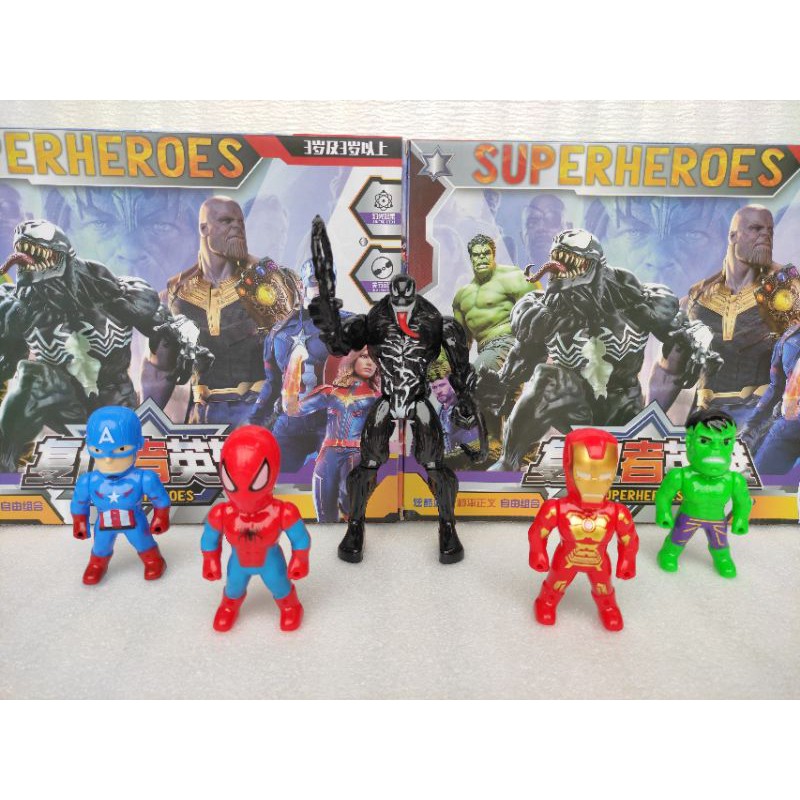 Hộp 5 nhân vất siêu anh hùng 564870