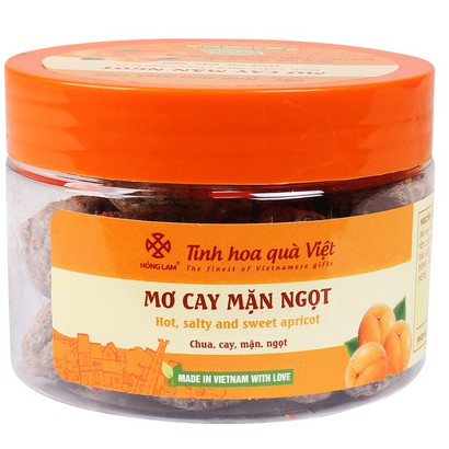 Ô mai Hồng Lam mơ cay mặn ngọt 200g