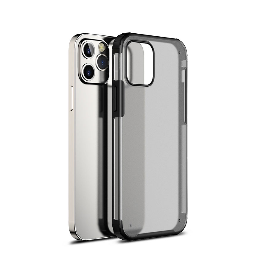Ốp lưng nhám chống vân tay JINYA ARMOR CLEAR dành cho iPhone 12 Promax/ 12 Pro/ 12_ Hàng Chính Hãng