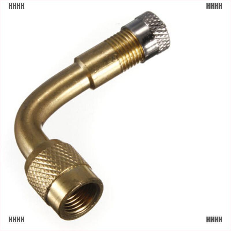 Đầu nối dài van bánh xe máy/ xe đạp góc 90 độ