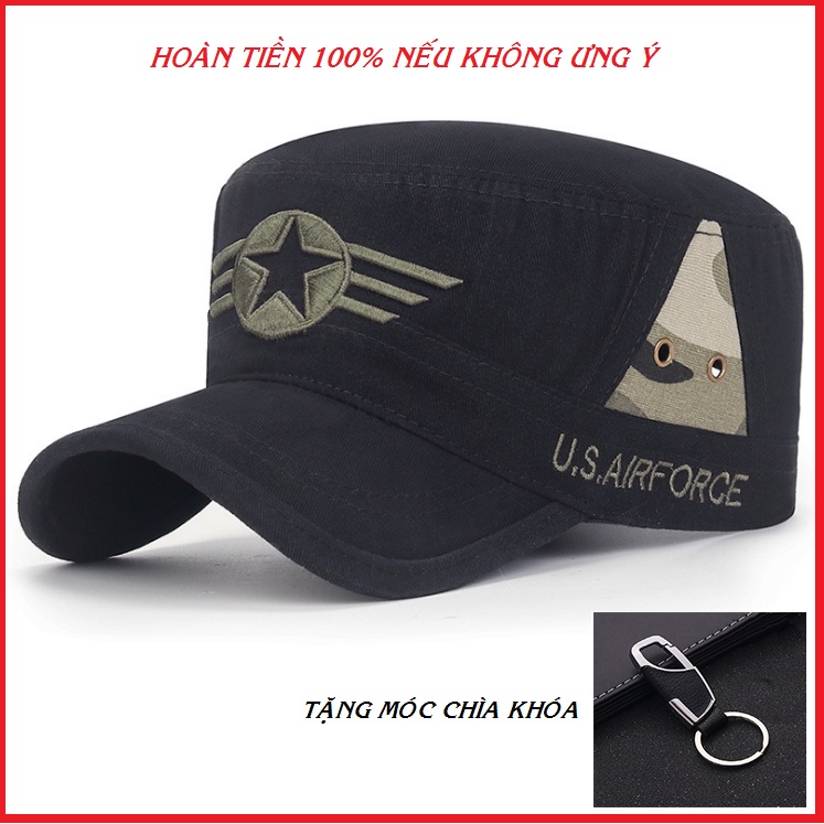 Nón Nam_Lính Mỹ, Mũ lưỡi trai_US AirForce mạnh mẽ, tôn dáng