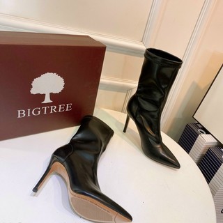 Boots da lửng gót nhọn cao cấp Fullbox