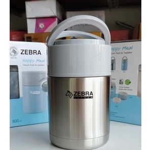 Bình Inox giữ nhiệt Happy Meal 800ml - 152408 Zebra Thái Lan