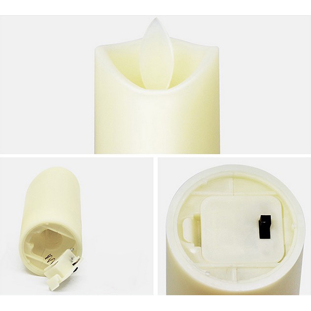 1 Nến Đèn LED Màu Sắc Ấm Áp Trang Trí Tiệc Cưới / Sinh Nhật