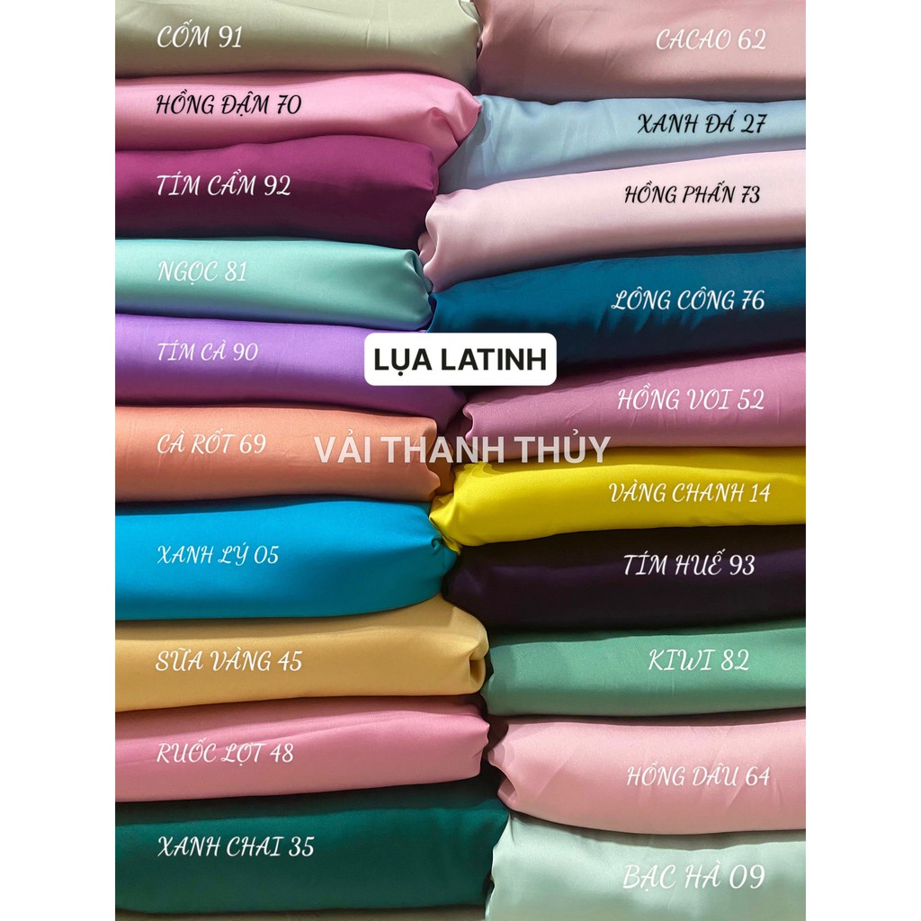VẢI LỤA LATINH  MAY ÁO DÀI,ĐẦM-DÒNG VẢI CAO CẤP