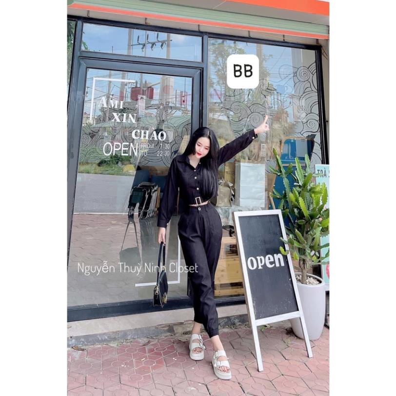 [ 𝐅𝐑𝐄𝐄 𝐒𝐇𝐈𝐏 ] SET BỘ NHUNG TĂM 4 MÓN ÁO QUÂY NỮA QUẦN JOGGER BOM