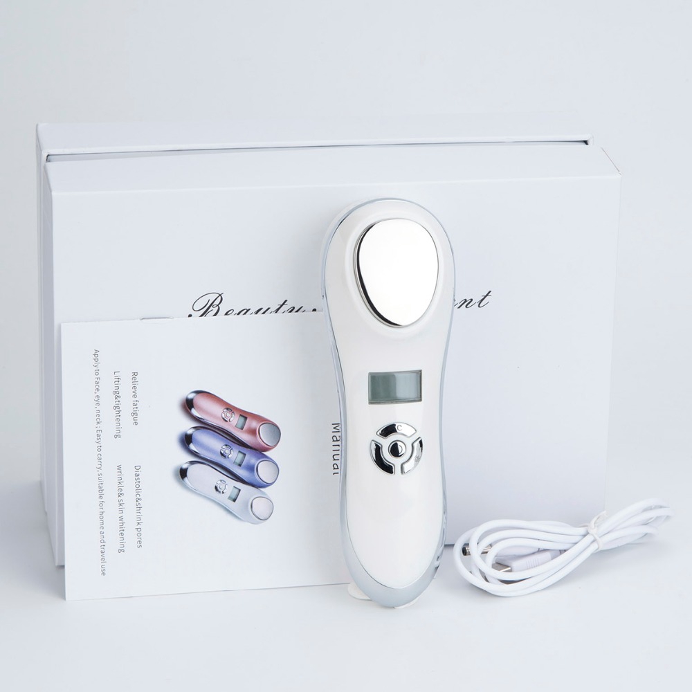 Máy rung FOREVERLILY massage nâng cơ mặt 5 trong 1 ion EMS đèn LED RF photon trẻ hóa làn da