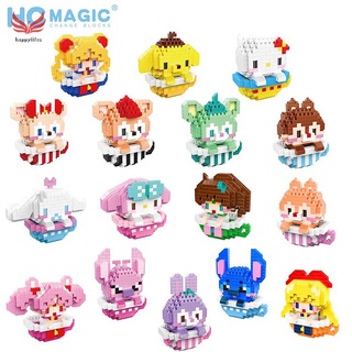 Đồ chơi lắp ghép chủ đề nhân vật hoạt hình nhiều kiểu dáng tuỳ chọn