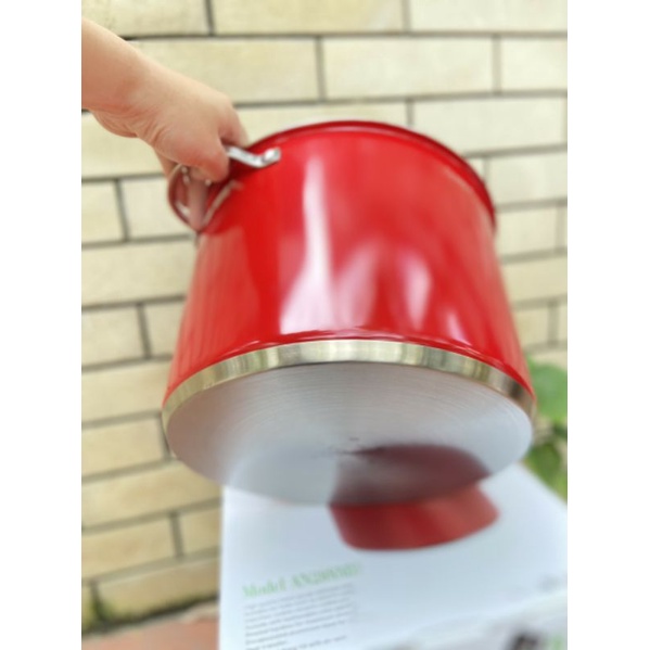 Nồi luộc gà cao cấp arber màu đỏ dung tích 28cm