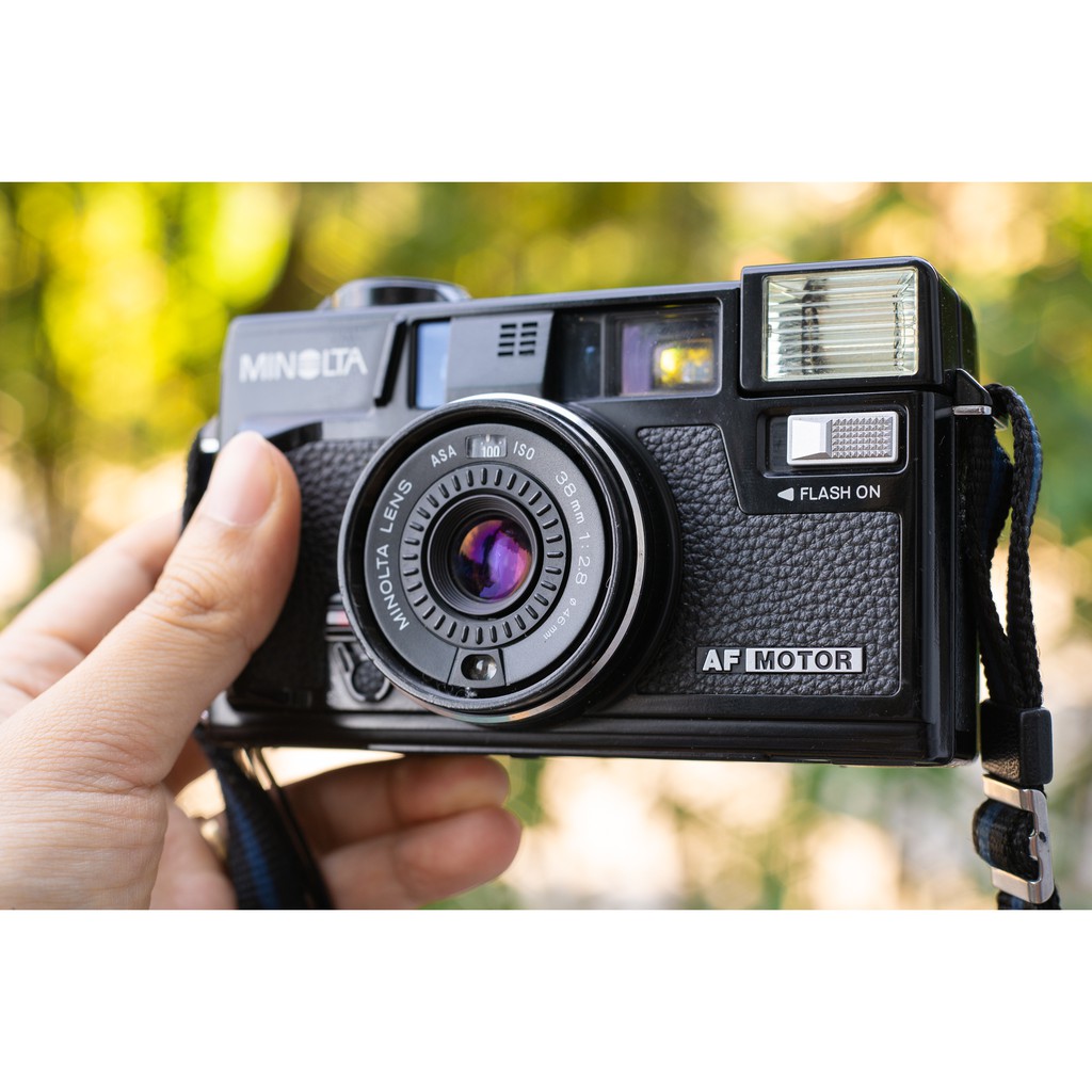 Máy ảnh film PNS Minolta Hi-Matic AF cực đẹp tặng phụ kiện