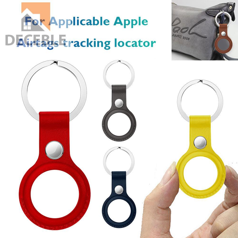 Vỏ Bảo Vệ Hộp Sạc Tai Nghe Apple Airtag Bằng Da Pu Có Móc Khóa | BigBuy360 - bigbuy360.vn