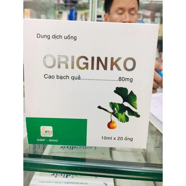 Bổ não Originko 80Mg tăng cường tuần hoàn máu não, giảm hoa mắt, chóng mặt