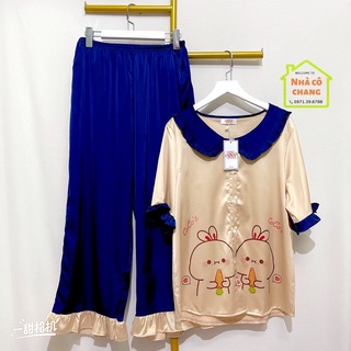 Bộ pijama lụa latinh cao cấp bigsize